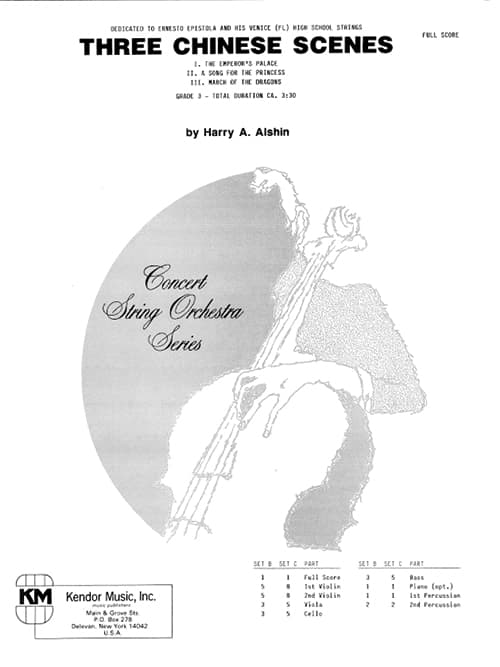 THREE CHINESE SCENES (Score)